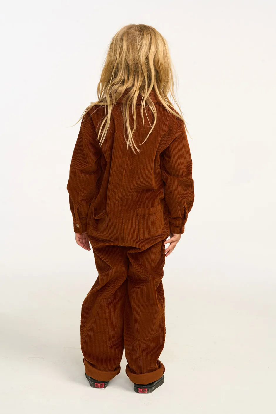 Kids/BOY Chaser Brand David Walnut Brown Corduroy Jumpsuit