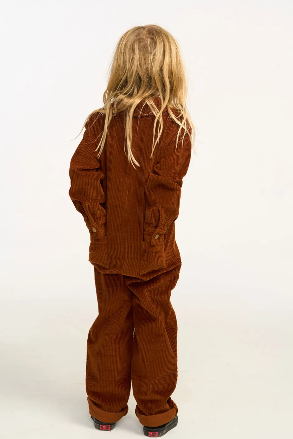 Kids/BOY Chaser Brand David Walnut Brown Corduroy Jumpsuit