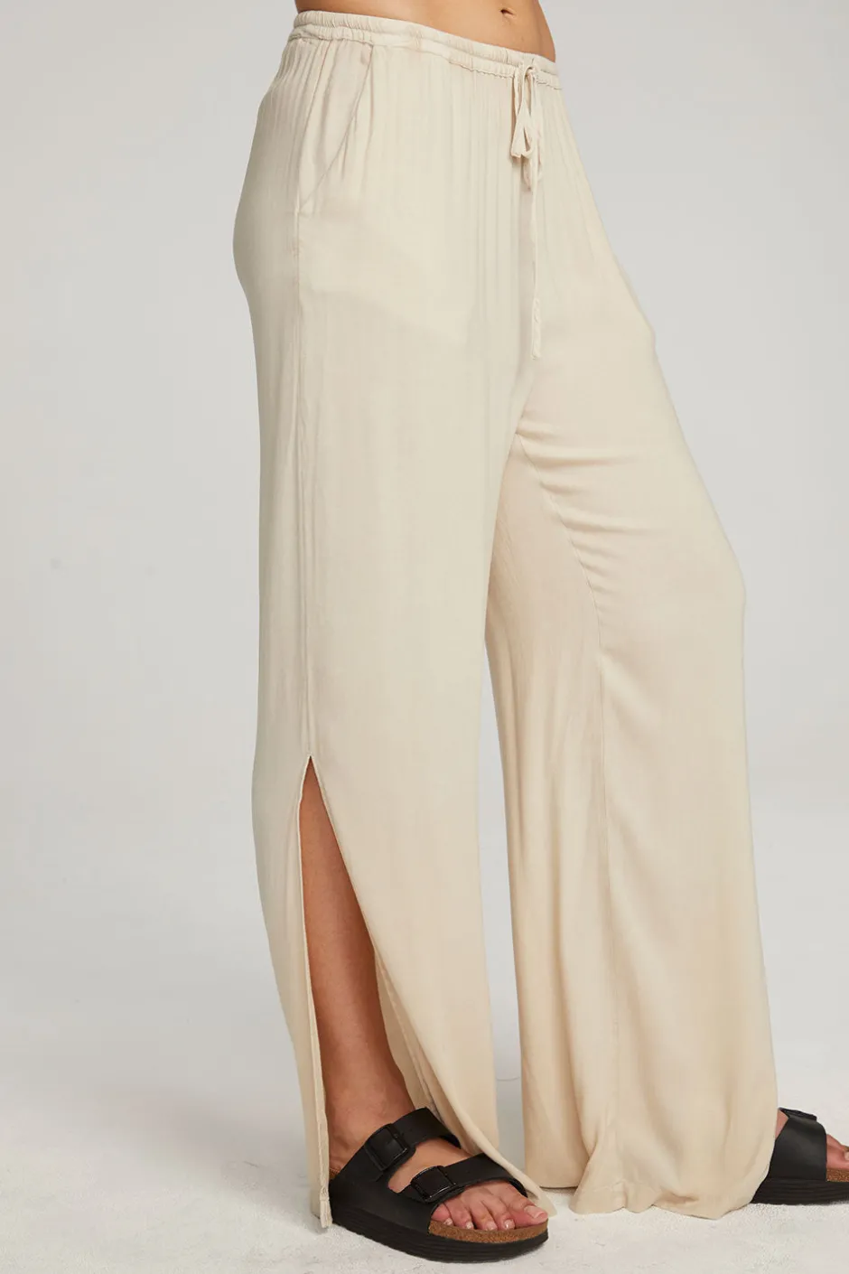 Women Chaser Brand Devine Off-White Bark Trousers