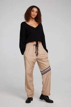 Women Chaser Brand Diamond Shadow Black Long Sleeve