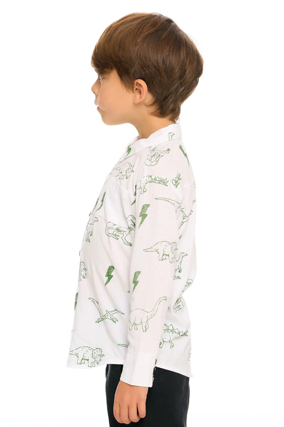 Kids/BOY Chaser Brand Dino Button Down