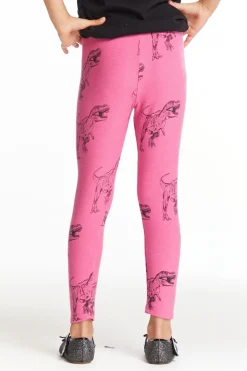 Kids Chaser Brand Dino Time Girls Classic Legging
