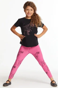 Kids Chaser Brand Dino Time Girls Classic Legging
