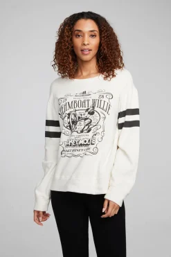 Women Chaser Brand Disney Steamboat Willie Pullover