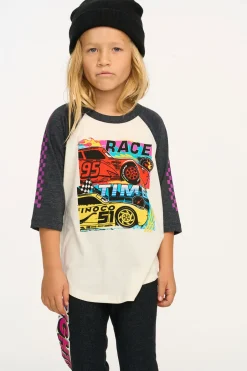 Kids/BOY Chaser Brand Disney・Pixar Cars Race Time Baseball Tee