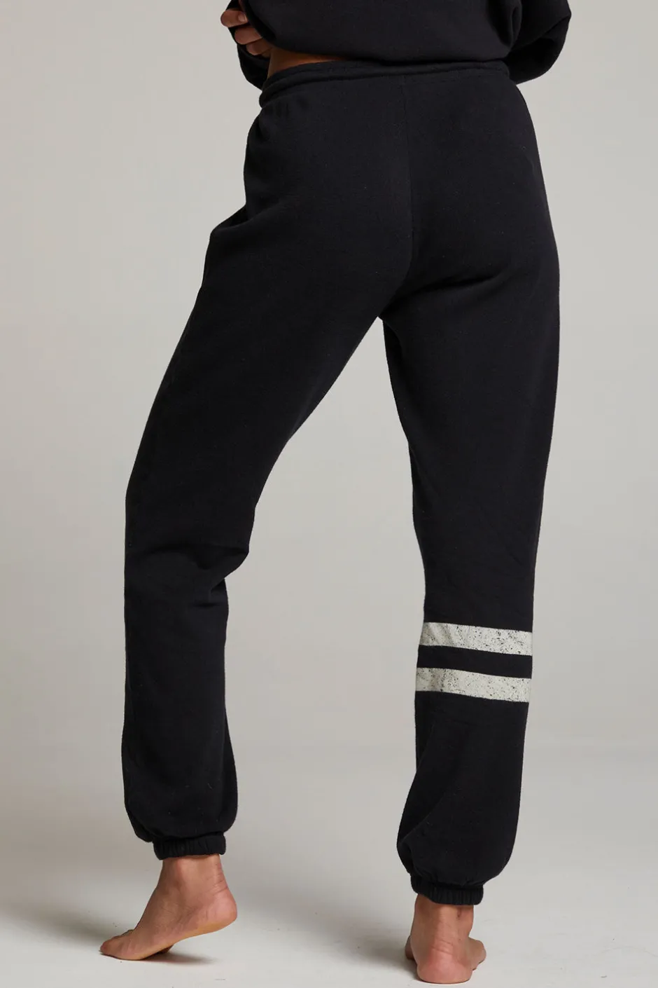 Women Chaser Brand Distressed Bolt Sweatpant