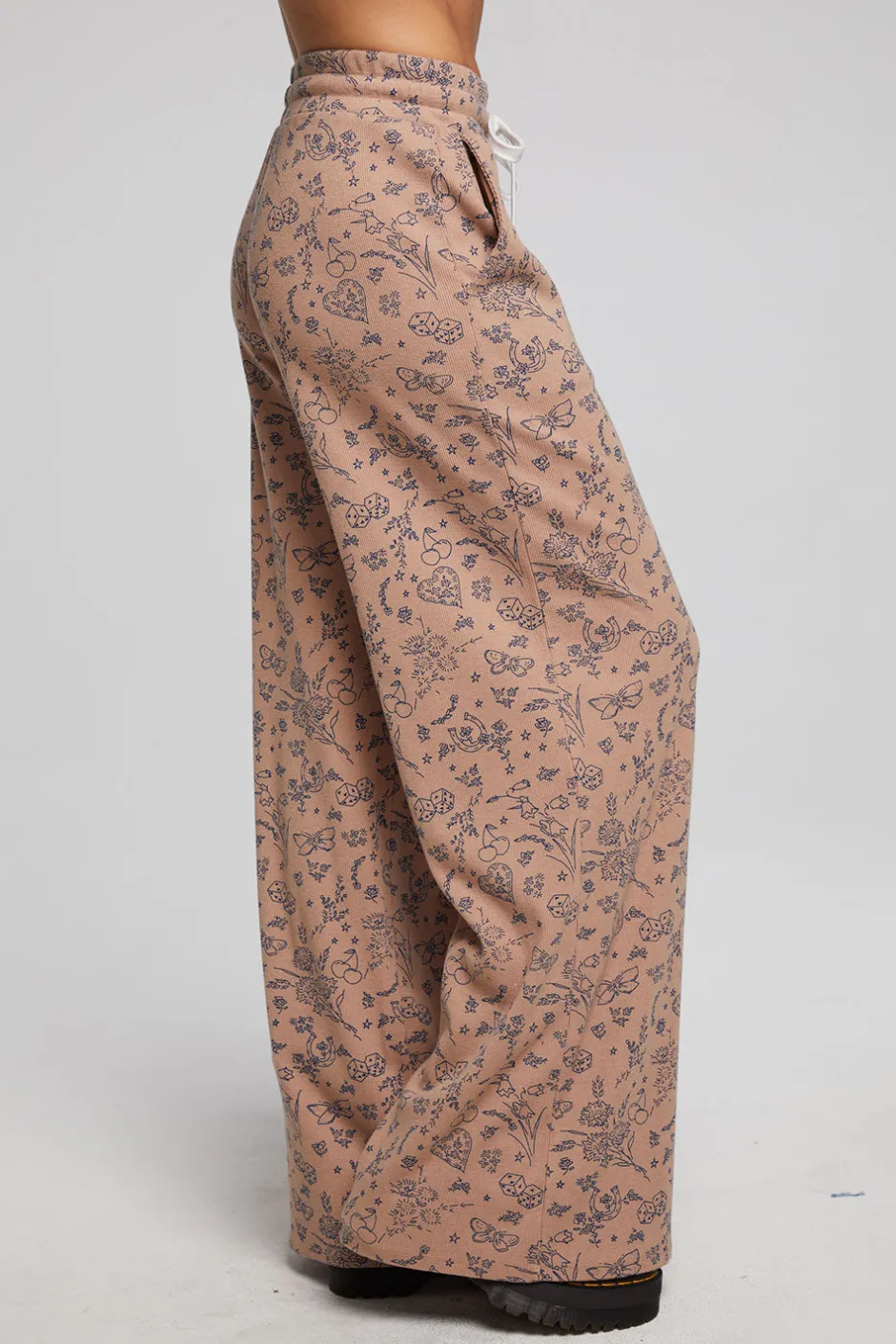 Women Chaser Brand Ditsy Print Joggers