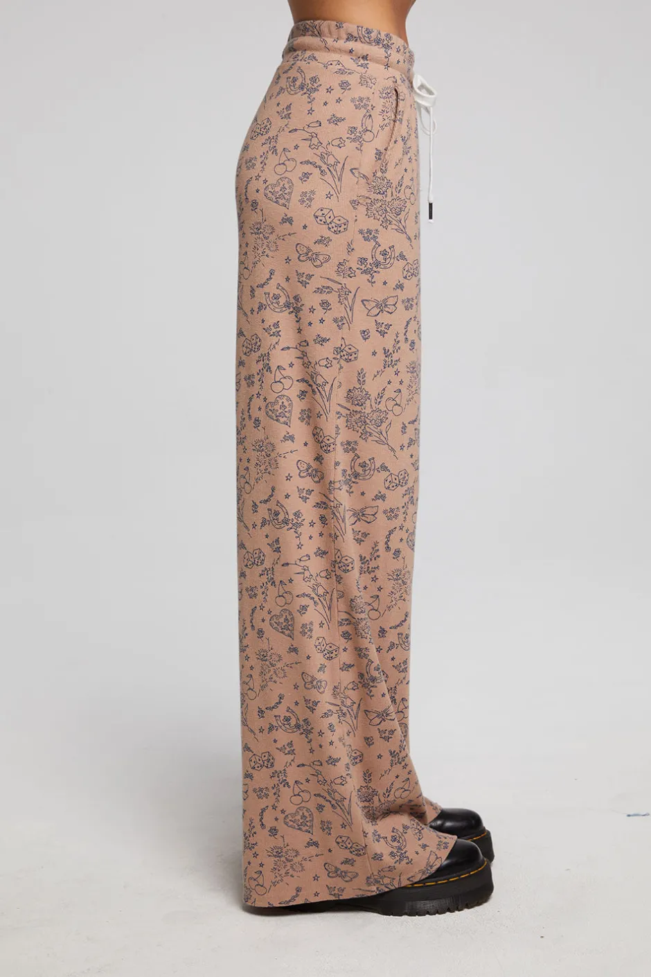 Women Chaser Brand Ditsy Print Joggers