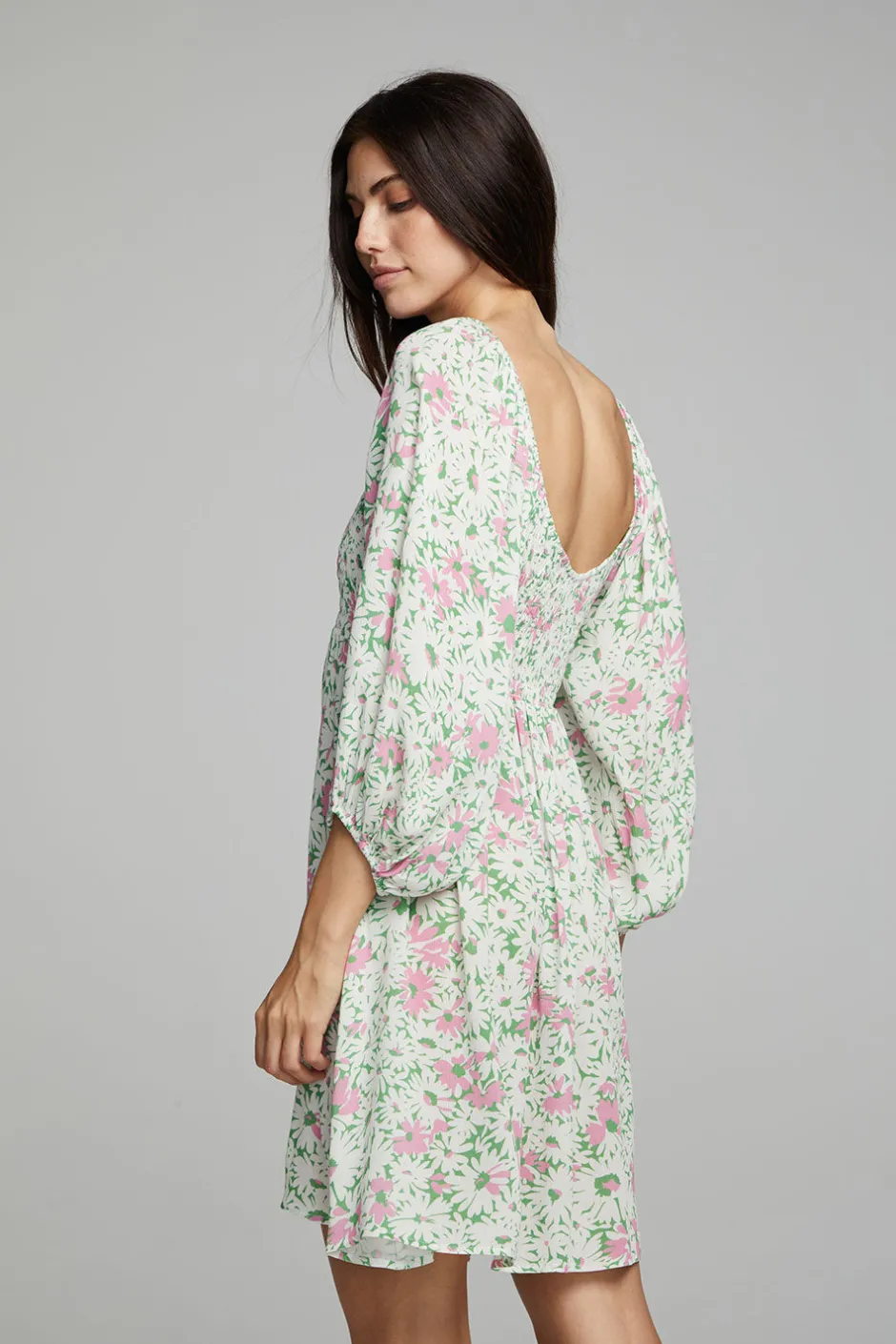 Women Chaser Brand Dolce Mini Dress - Daisy Floral Print