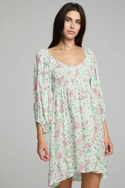 Women Chaser Brand Dolce Mini Dress - Daisy Floral Print
