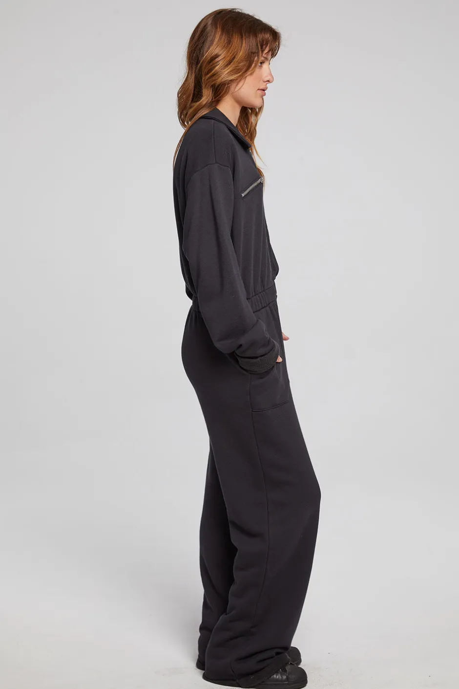 Women Chaser Brand Dolores Licorice Jumpsuit