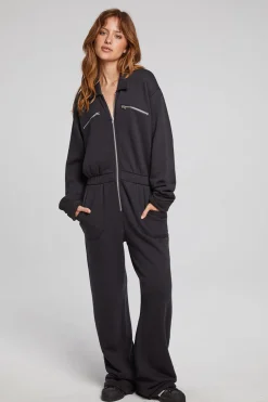 Women Chaser Brand Dolores Licorice Jumpsuit