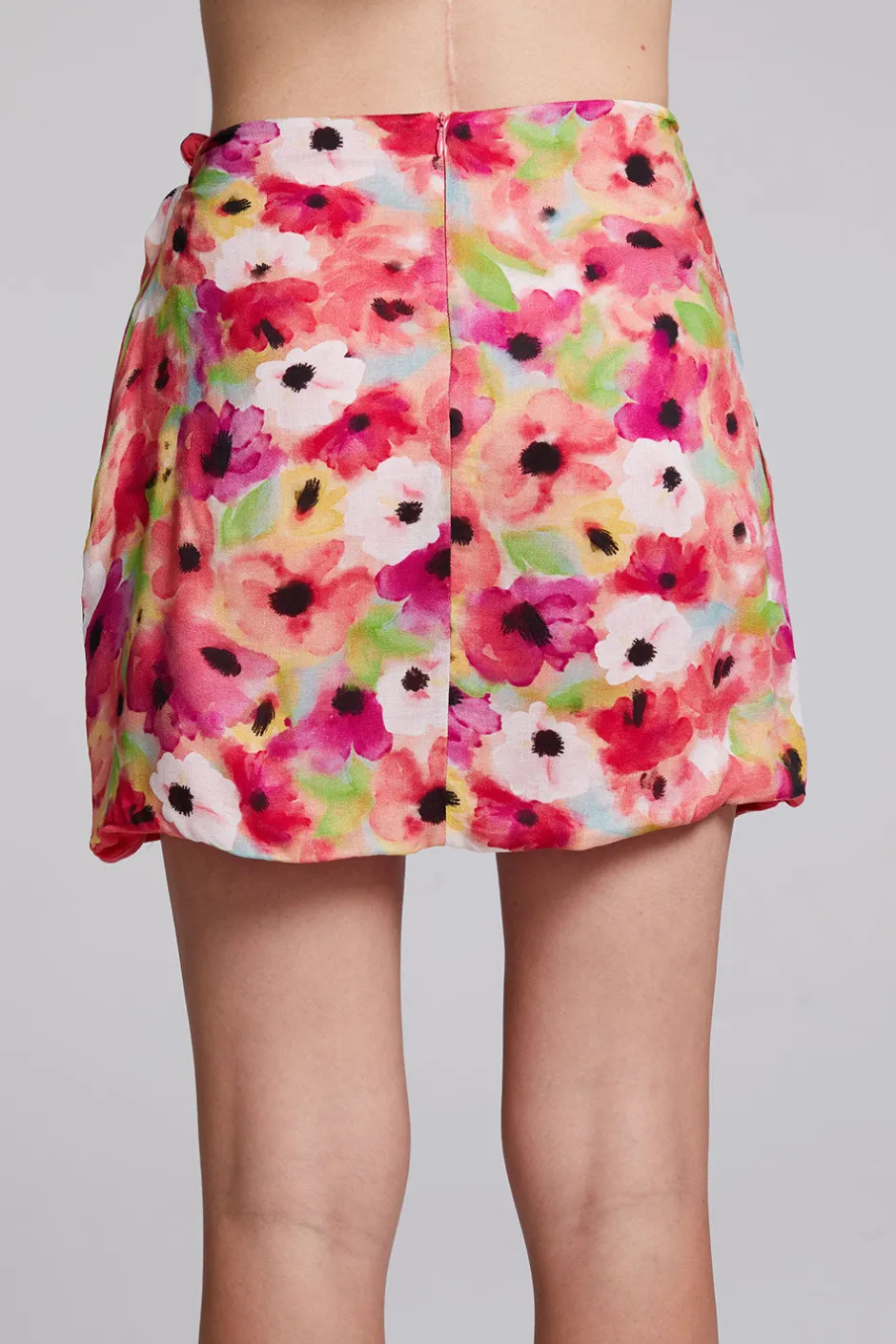 Women Chaser Brand Elena Poppy Floral Mini Skirt