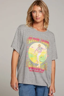 Women Chaser Brand Elton John Yellow Brick Road Tee
