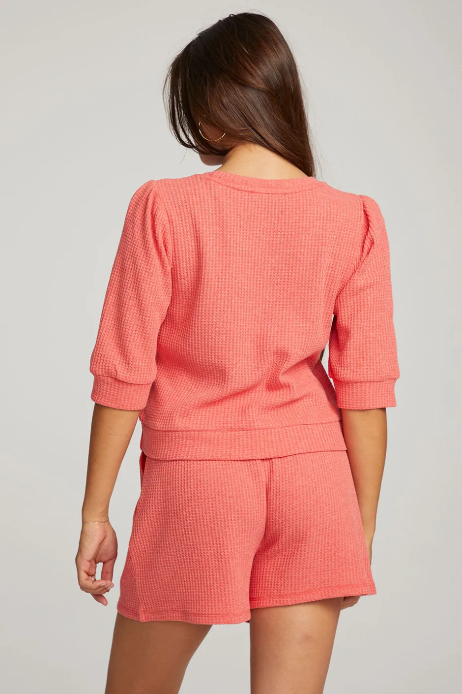 Women Chaser Brand Elyse Flame Red Pullover
