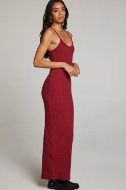 Women Chaser Brand Emma Blood Red Maxi Dress