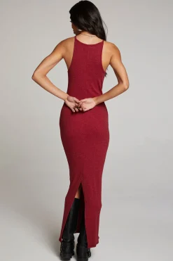 Women Chaser Brand Emma Blood Red Maxi Dress