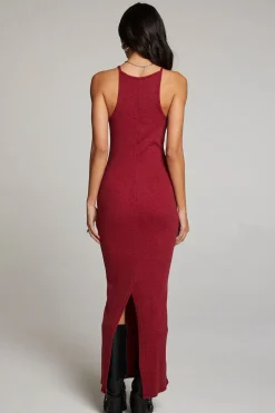 Women Chaser Brand Emma Blood Red Maxi Dress