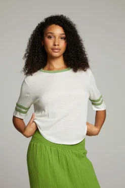 Women Chaser Brand Enrique White Short Sleeve