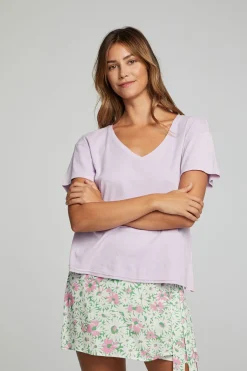 Women Chaser Brand Everyday Essential V Neck Tee