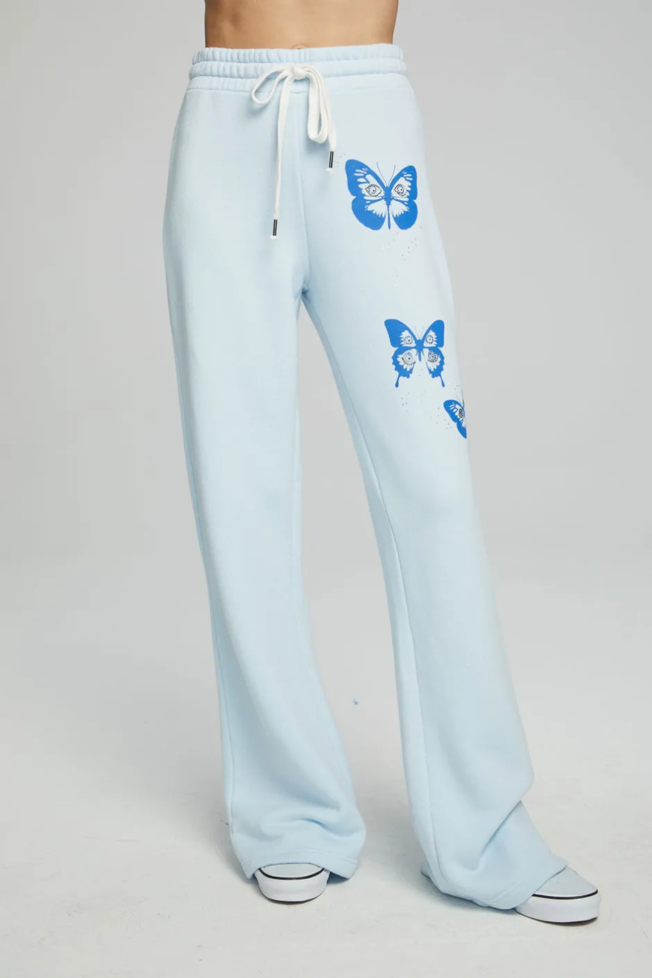 Women Chaser Brand Evil Eye Butterfly Pants