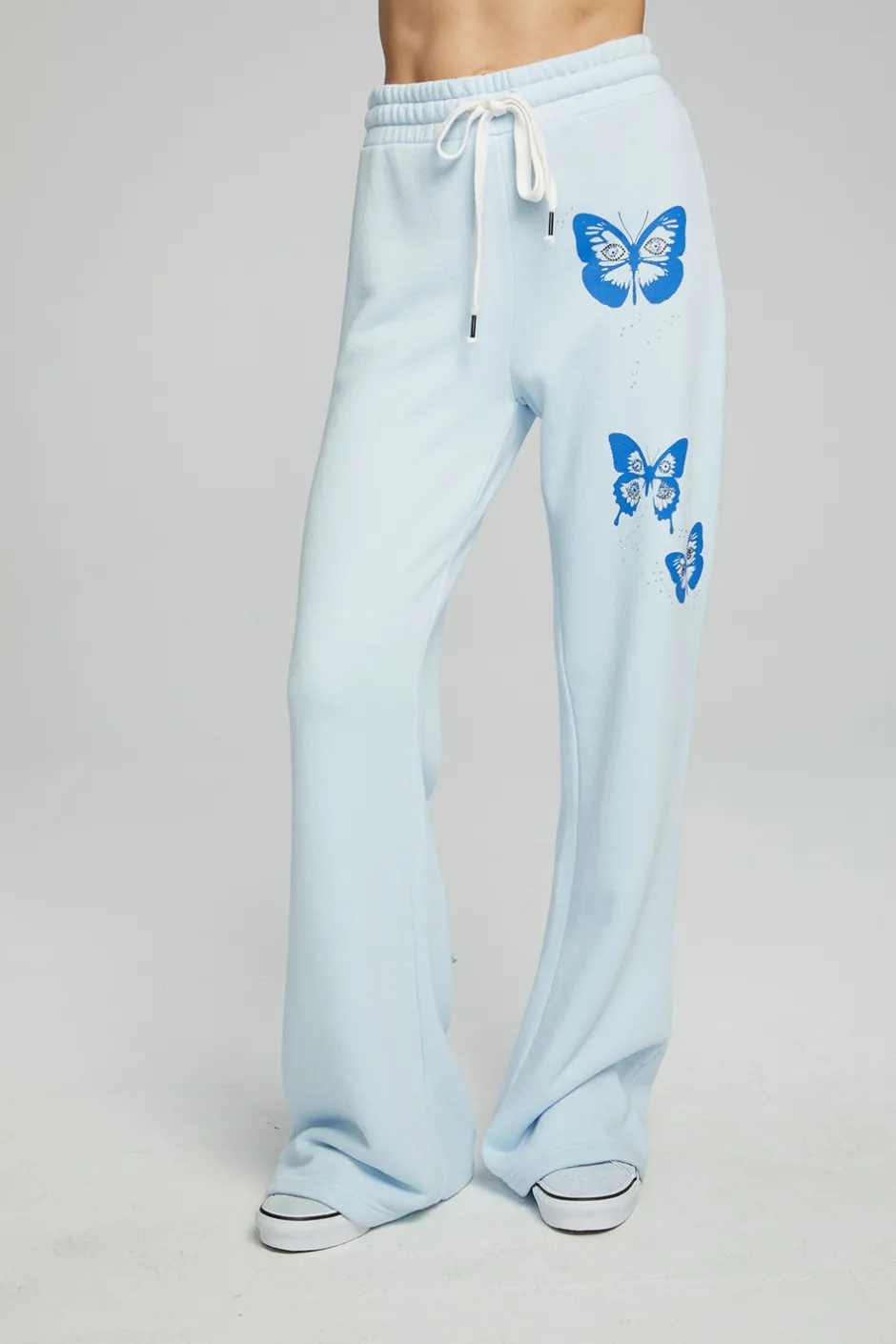 Women Chaser Brand Evil Eye Butterfly Pants