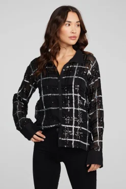 Women Chaser Brand Evory Fairfax Plaid Button Down