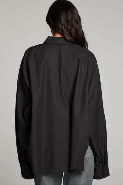 Women Chaser Brand Ezra Licorice Button Up