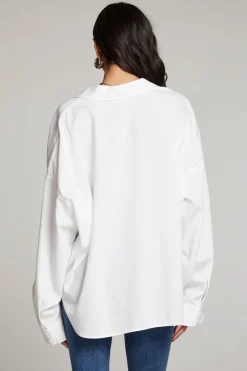 Women Chaser Brand Ezra White Button Up