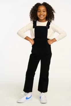 Kids Chaser Brand Fairy Overall Raven Black Corduroy