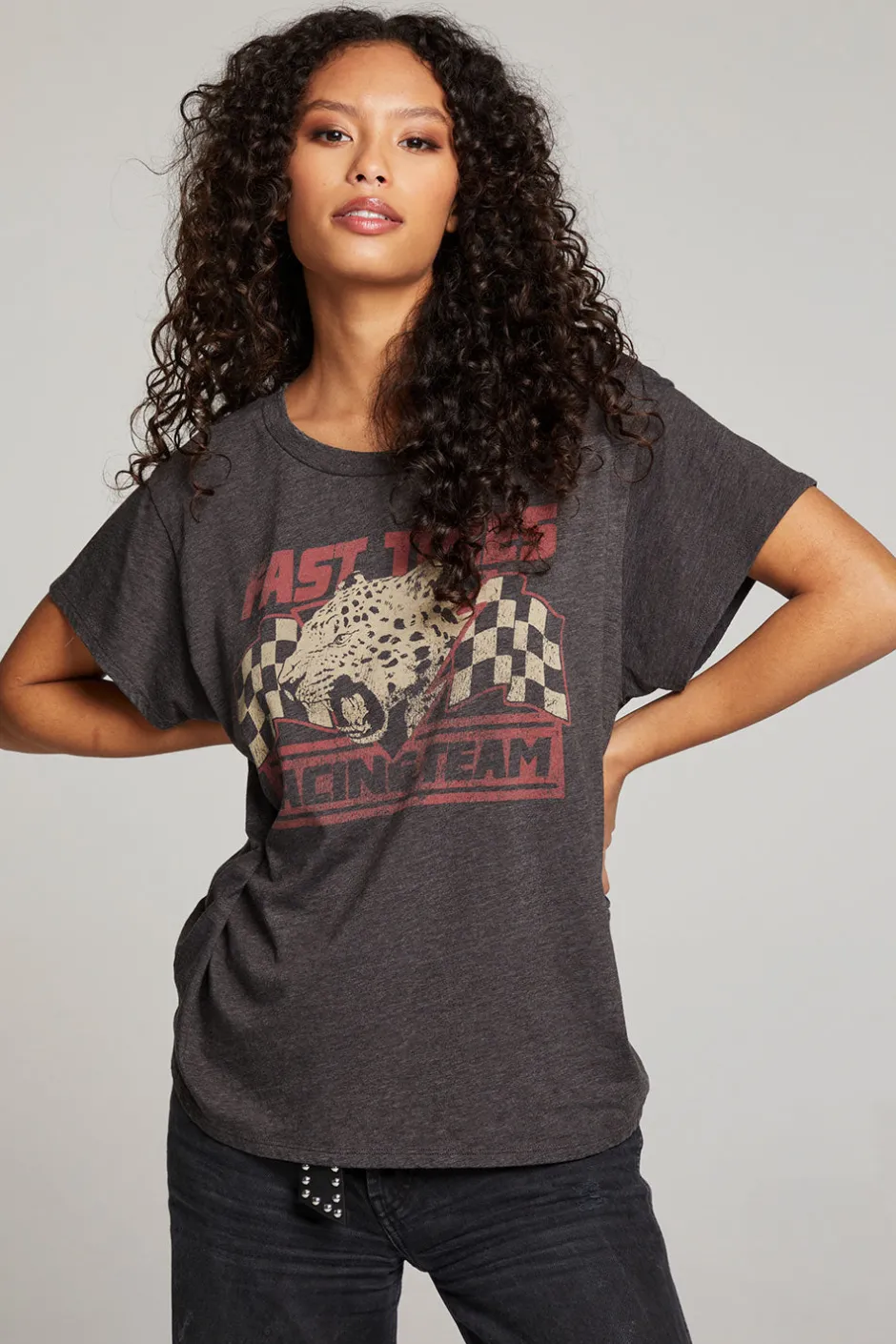 Women Chaser Brand Fast Times Racing Team Tee