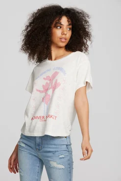 Women Chaser Brand Flower Market Tee