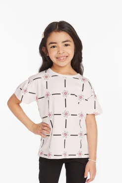 Kids Chaser Brand Flower Power Girls Tee