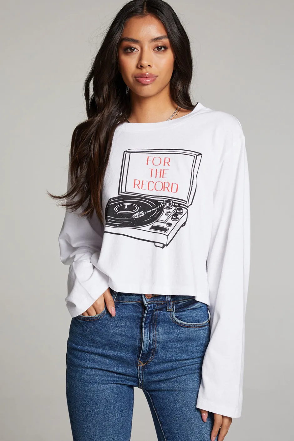 Women Chaser Brand For The Record Long Sleeve