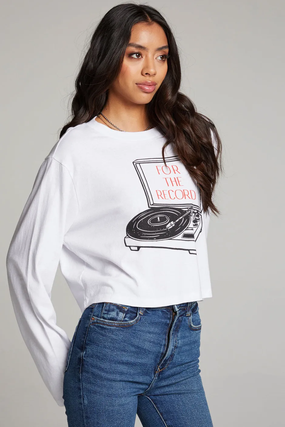 Women Chaser Brand For The Record Long Sleeve