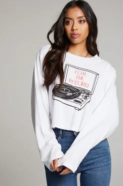 Women Chaser Brand For The Record Long Sleeve