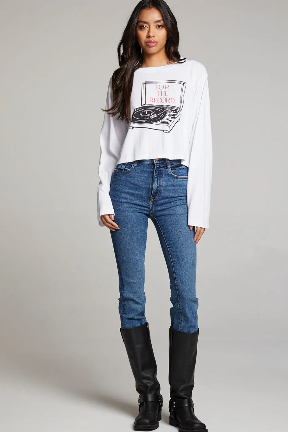 Women Chaser Brand For The Record Long Sleeve