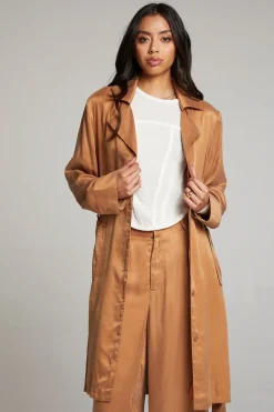 Women Chaser Brand Ford Toffee Trench Coat