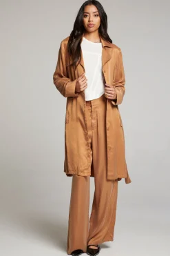 Women Chaser Brand Ford Toffee Trench Coat