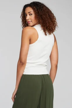 Women Chaser Brand Fox Bright White Tank