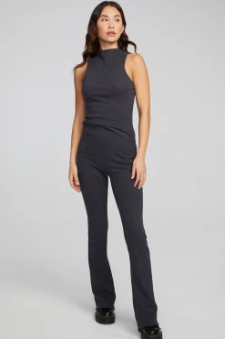 Women Chaser Brand Fox Shadow Black Tank