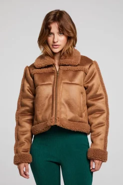 Women Chaser Brand Franklin Sherpa Whiskey Jacket