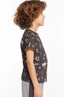 Kids/BOY Chaser Brand Geo Palms Boys Tee