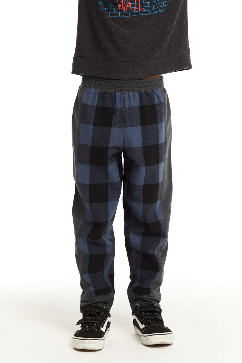 Kids/BOY Chaser Brand Ghost Plaid Side Panel Jogger