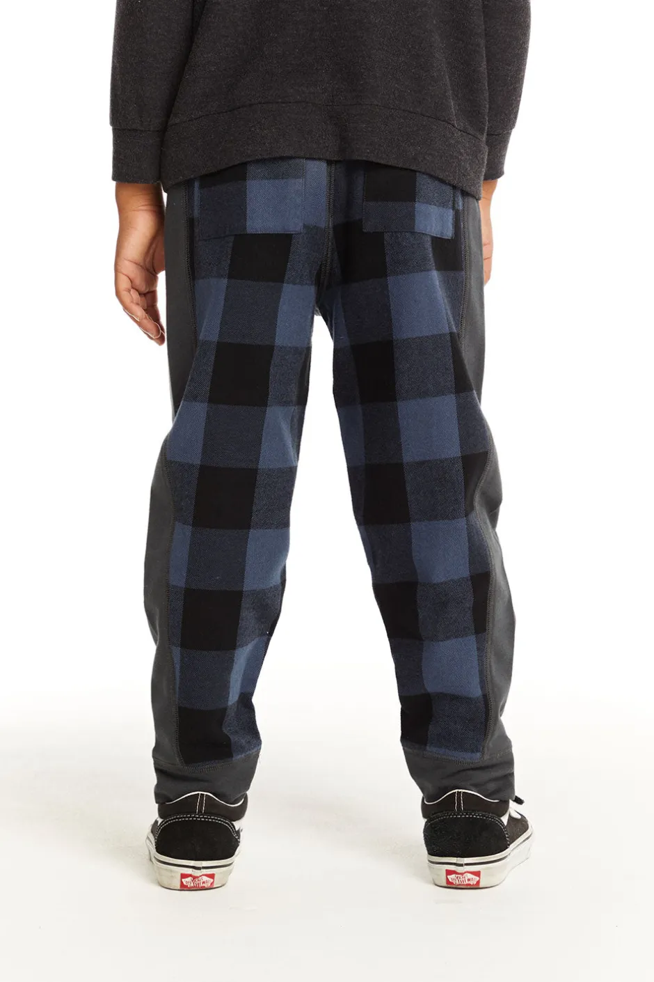 Kids/BOY Chaser Brand Ghost Plaid Side Panel Jogger