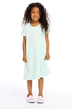 Kids Chaser Brand Girls Cotton Jersey Short Sleeve Shirt Dress