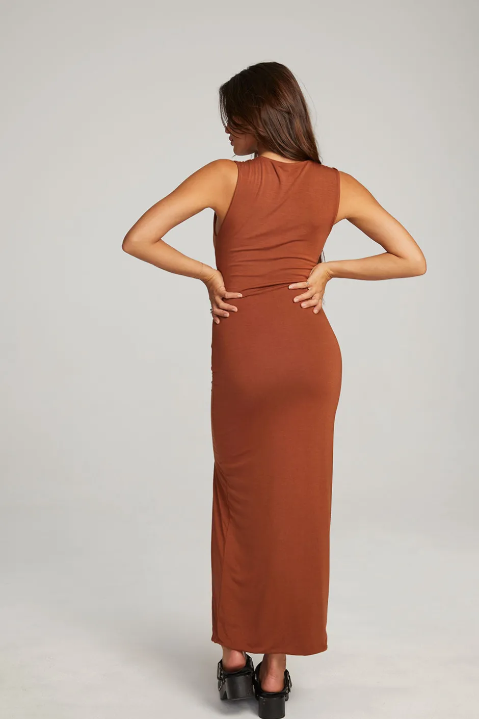Women Chaser Brand Goldy Whiskey Maxi Dress
