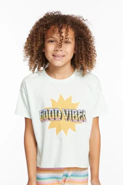 Kids Chaser Brand Good Vibes Sun Girls Tee