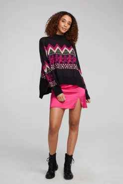 Women Chaser Brand Grateful Dead Fair Isle Bears Sweater