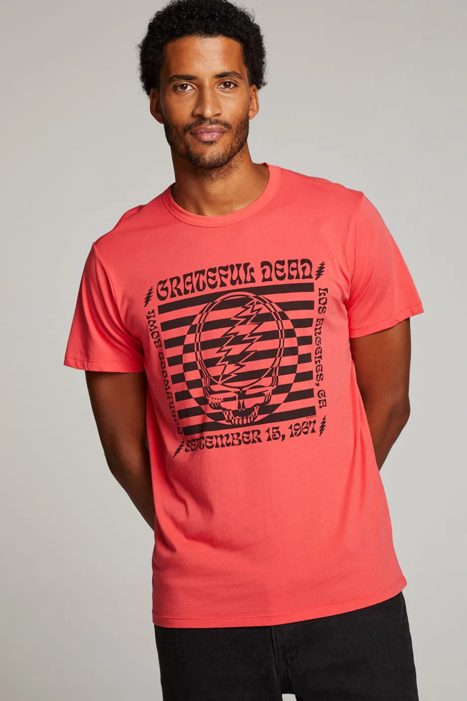 Women Chaser Brand Grateful Dead Hollywood Bowl Mens Tee